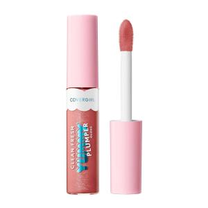 Covergirl Clean Fresh Yummy Plumper Lip Gloss, 800 Minter Is Coming, Plumper Gloss, Shiny, Vegan Formula, Easy to Apply, Minty Flavor, 0.33oz(Plumper – 700 Love At Frost Sight)