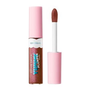 Covergirl Clean Fresh Yummy Plumper Lip Gloss, 800 Minter Is Coming, Plumper Gloss, Shiny, Vegan Formula, Easy to Apply, Minty Flavor, 0.33oz(Plumper – 720 Like You A Choco-Lot)