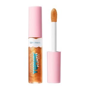 Covergirl Clean Fresh Yummy Plumper Lip Gloss, 800 Minter Is Coming, Plumper Gloss, Shiny, Vegan Formula, Easy to Apply, Minty Flavor, 0.33oz(Plumper – 900 It’s Gold Outside)