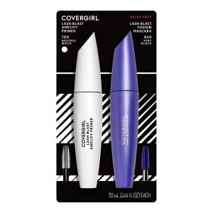 Covergirl Lash Blast Fusion Mascara, Very Black(Bundle – 860 Very Black + 780 Neutral White Primer)