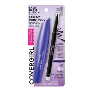 Covergirl Lash Blast Fusion Mascara, Very Black(Twin Pack – 800 Very Black Black Onyx)