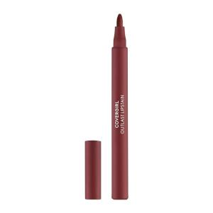 Covergirl Outlast, 45 Brazen Raisin, Lipstain, Smooth Application, Precise Pen-Like Tip, Transfer-Proof, Satin Stained Finish, Vegan Formula, 0.06oz(45 Brazen Raisin)