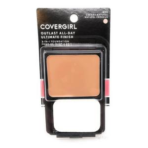 Covergirl Outlast All-Day Ultimate Finish 3-in-1 Foundation Makeup, Creamy Natural, 0.4 Ounce(Creamy Natural (420))