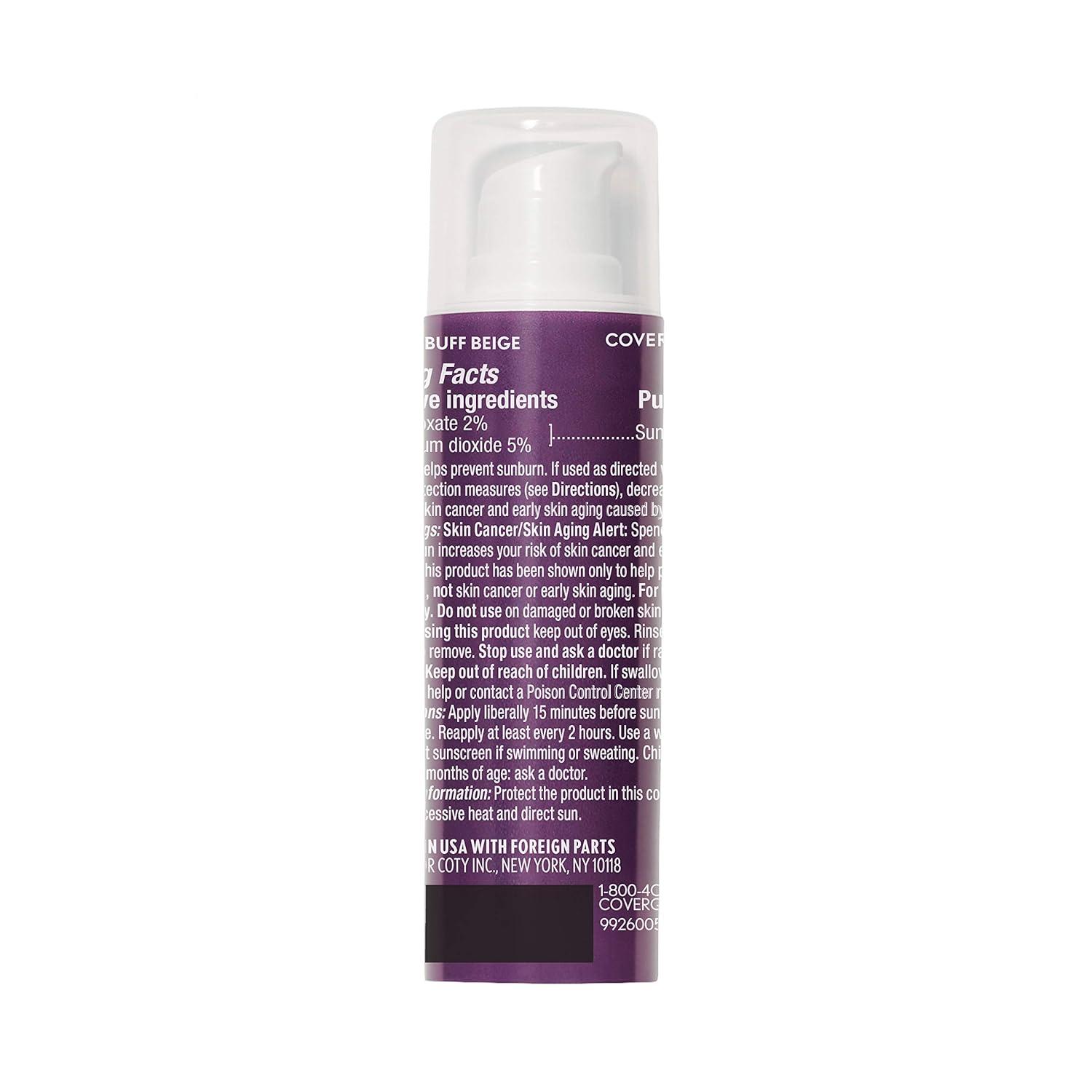 imageCOVERGIRL Advanced Radiance AgeDefying Liquid Foundation Makeup AntiAging AgeDefying Formula Buildable Coverage Packaging May Vary 110 Classic Ivory 1 fl oz Pack of 1125 Buff Beige