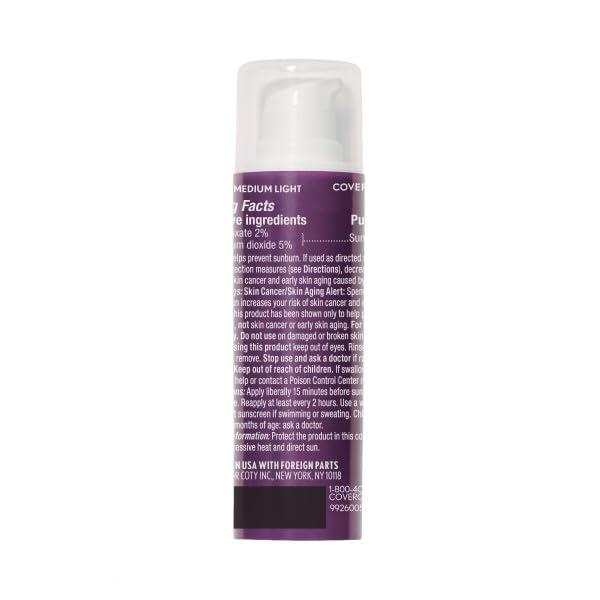 imageCOVERGIRL Advanced Radiance AgeDefying Liquid Foundation Makeup AntiAging AgeDefying Formula Buildable Coverage Packaging May Vary 110 Classic Ivory 1 fl oz Pack of 1135 Medium Light