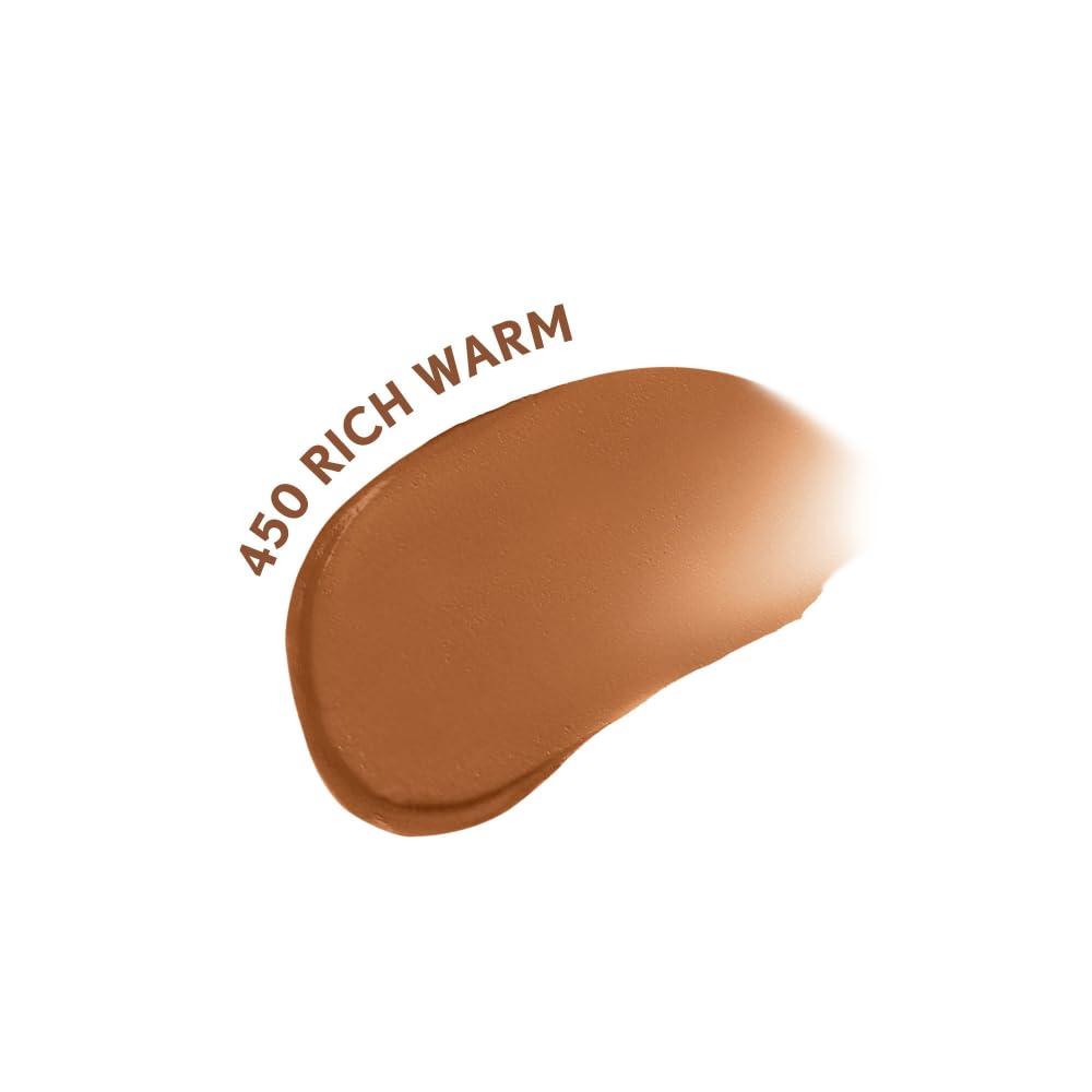 imageCOVERGIRL Clean Fresh Blurring Skin Tint with SPF 30 425 LightMedium Warm Liquid Foundation Soft Matte Finish Smooths Brightens Blurs Pores Mineral Sunscreen Vegan FormulaSPF 450 Rich Warm