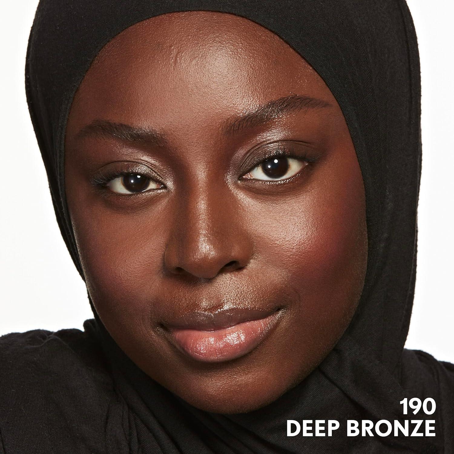 imageCOVERGIRL Clean Invisible Foundation Makeup Dewy amp Glowy Natural Finish Buildable Coverage SkinLike Smooth Look Vegan Java 1ozDeep Bronze