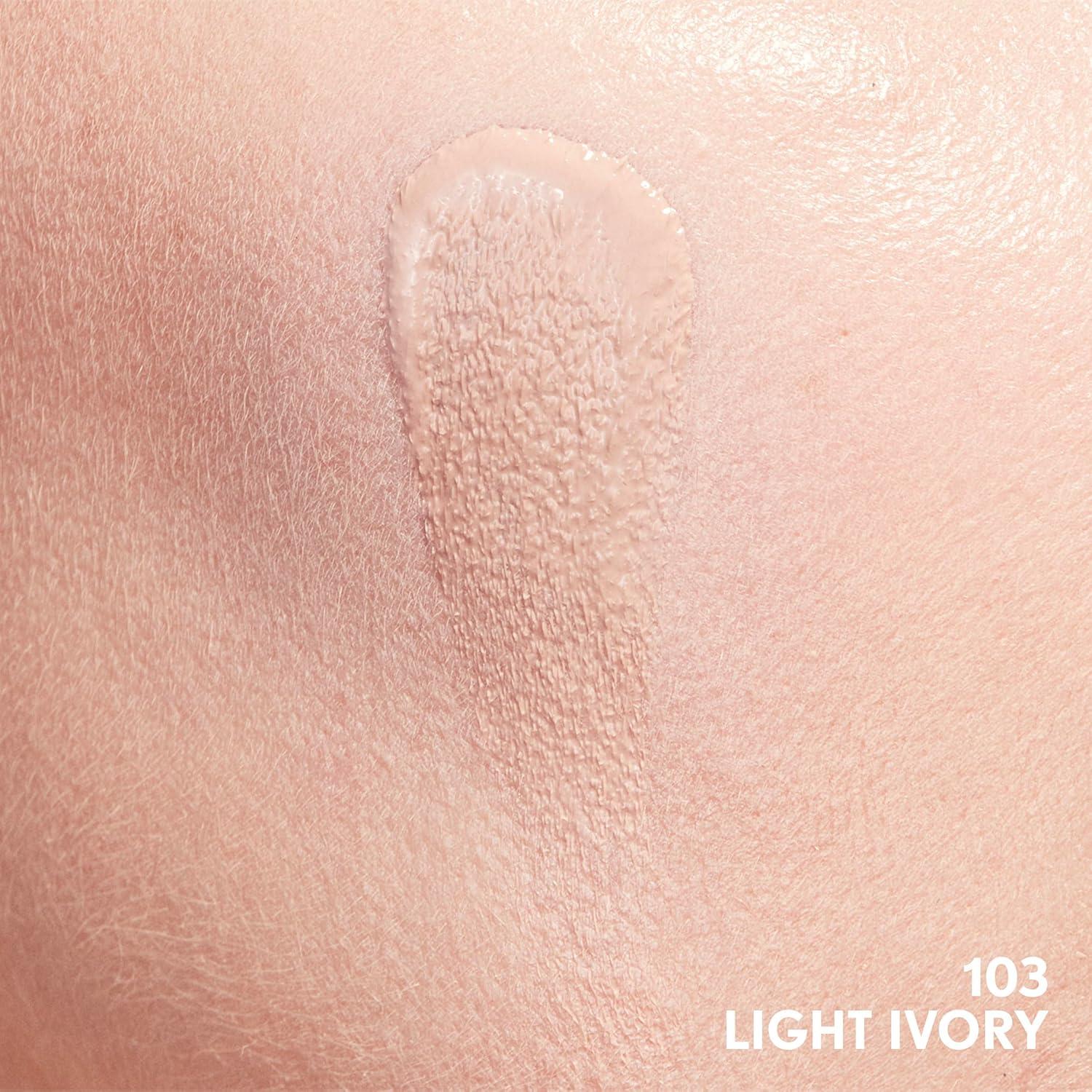 imageCOVERGIRL Clean Invisible Foundation Makeup Dewy amp Glowy Natural Finish Buildable Coverage SkinLike Smooth Look Vegan Java 1ozLight Ivory