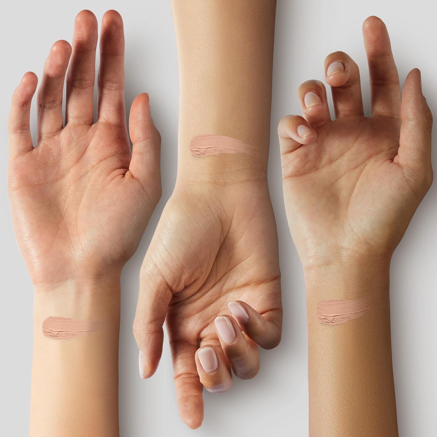 imageCOVERGIRL Simply Ageless Instant Wrinkle Defying Foundation SPF 28 Hyaluronic Complex amp Vitamin C 235 Medium Light Pack of 1Buff Beige 225