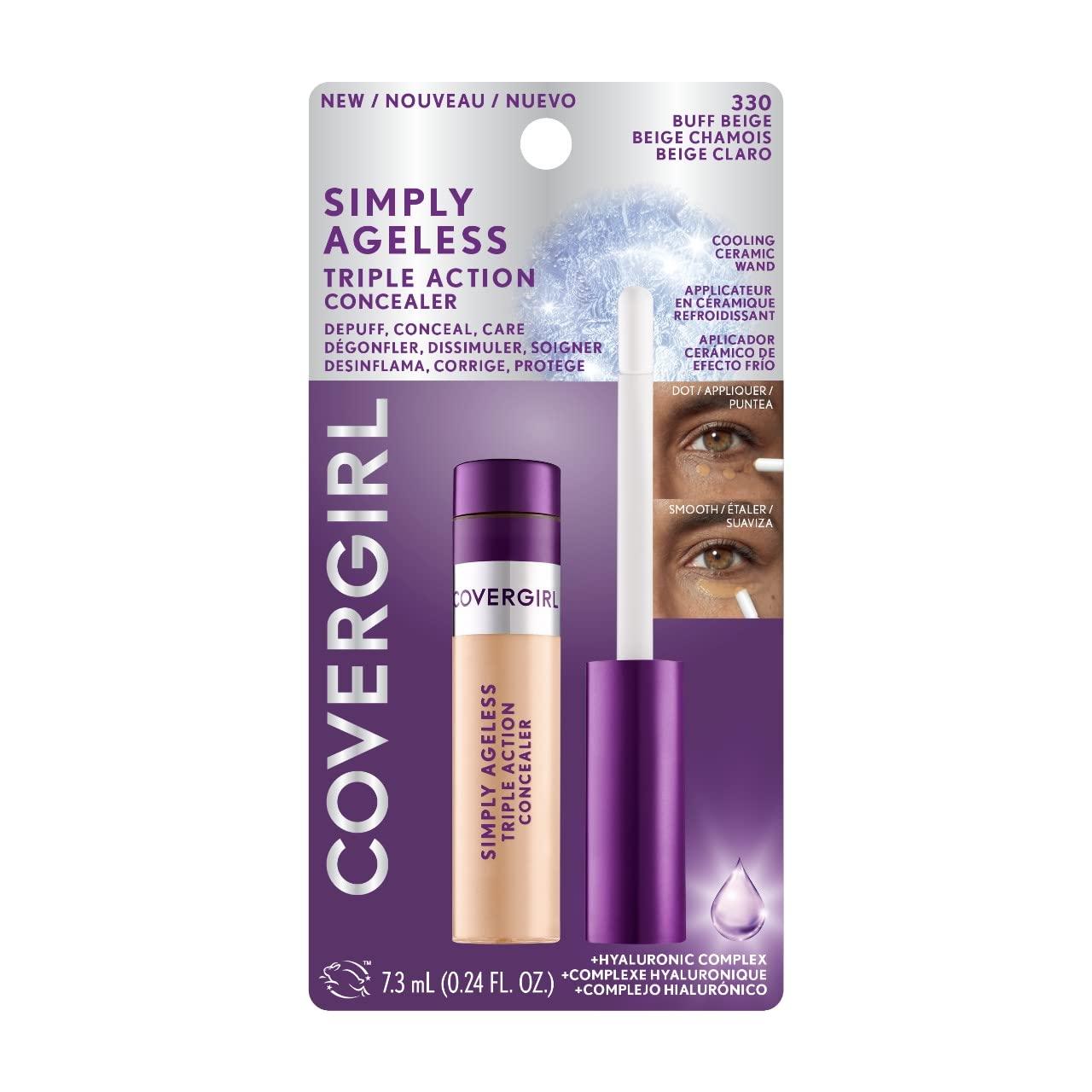 imageCOVERGIRL Simply Ageless Triple Action Concealer Ivory Pack of 1Buff Beige