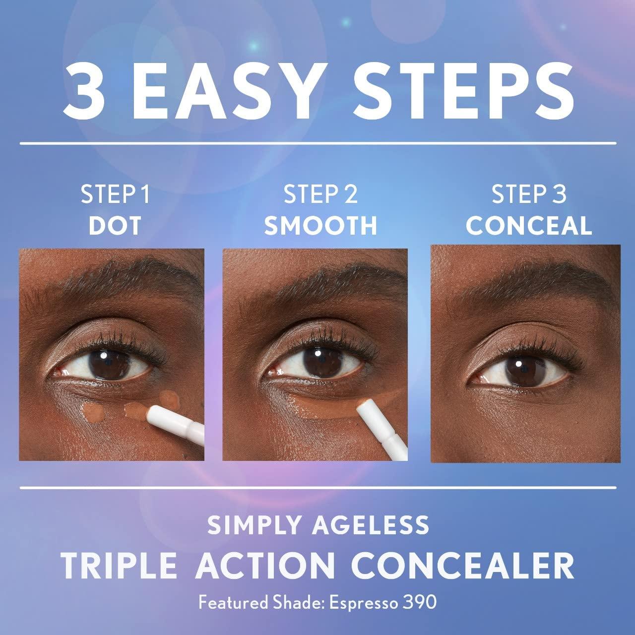 imageCOVERGIRL Simply Ageless Triple Action Concealer Ivory Pack of 1Classic Ivory