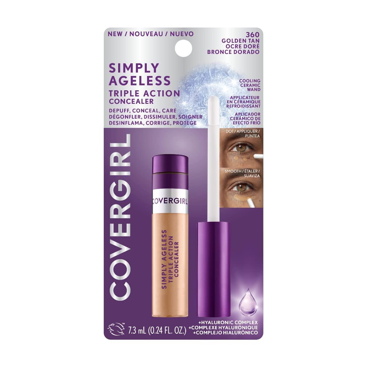 imageCOVERGIRL Simply Ageless Triple Action Concealer Ivory Pack of 1Golden Tan