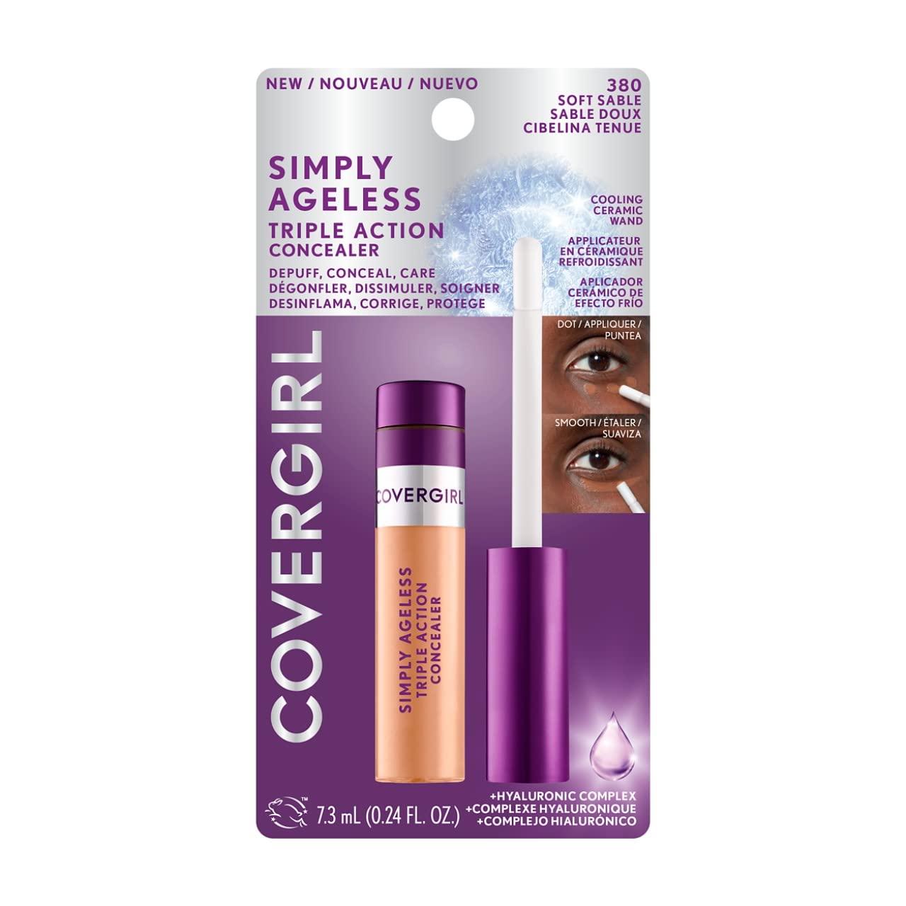 imageCOVERGIRL Simply Ageless Triple Action Concealer Ivory Pack of 1Soft Sable