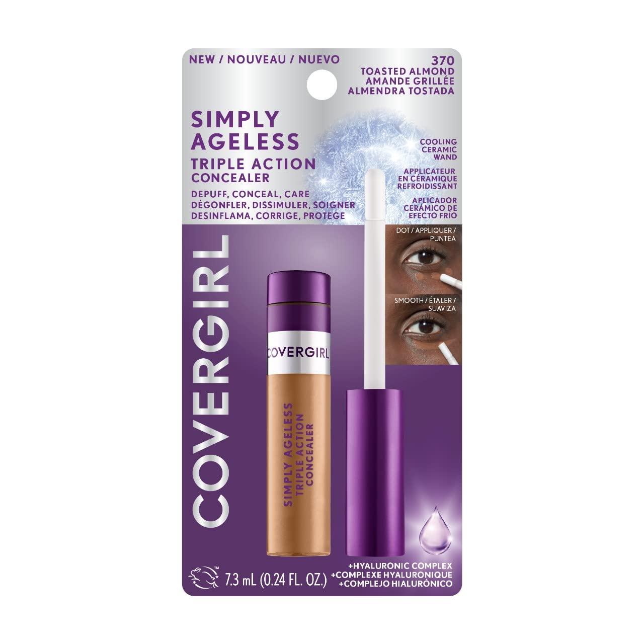 imageCOVERGIRL Simply Ageless Triple Action Concealer Ivory Pack of 1Toasted Almond
