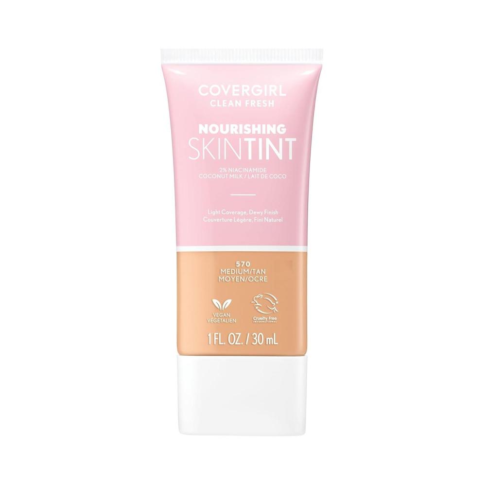 imageCOVERGIRL Clean Fresh Skin Milk Foundation RichDeep 1 Count570 MediumTan