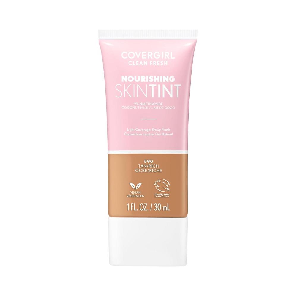 imageCOVERGIRL Clean Fresh Skin Milk Foundation RichDeep 1 Count590 TanRich