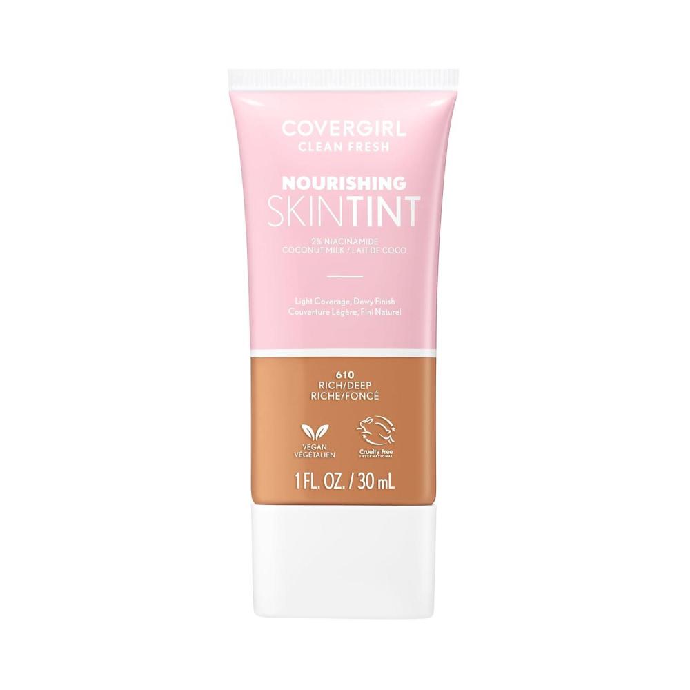 imageCOVERGIRL Clean Fresh Skin Milk Foundation RichDeep 1 Count610 RichDeep