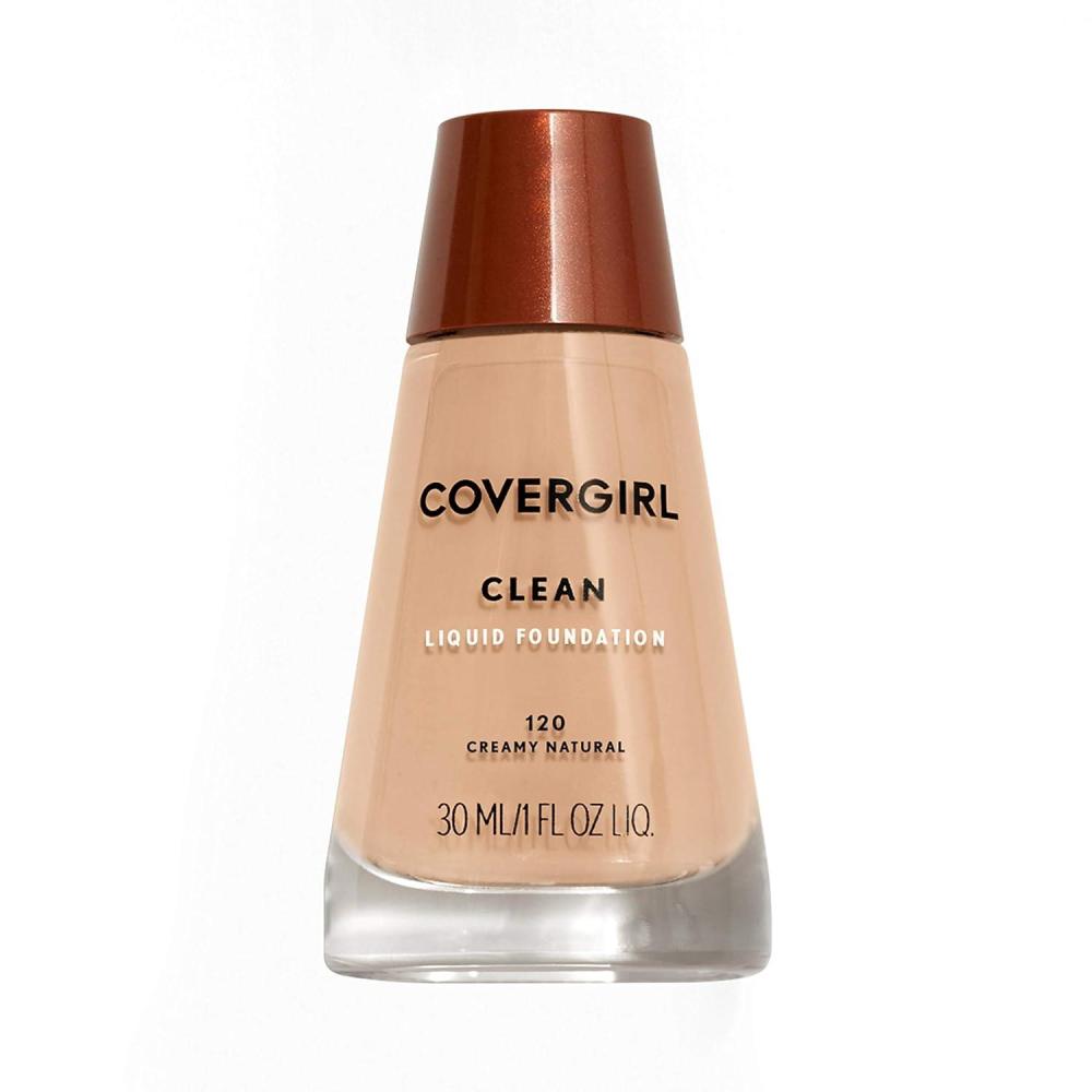 imageCOVERGIRL Clean Normal Skin Foundation Packaging May Vary 125 BUFF BEIGE 1 Fl Oz Pack of 1120 CREAMY NATURAL