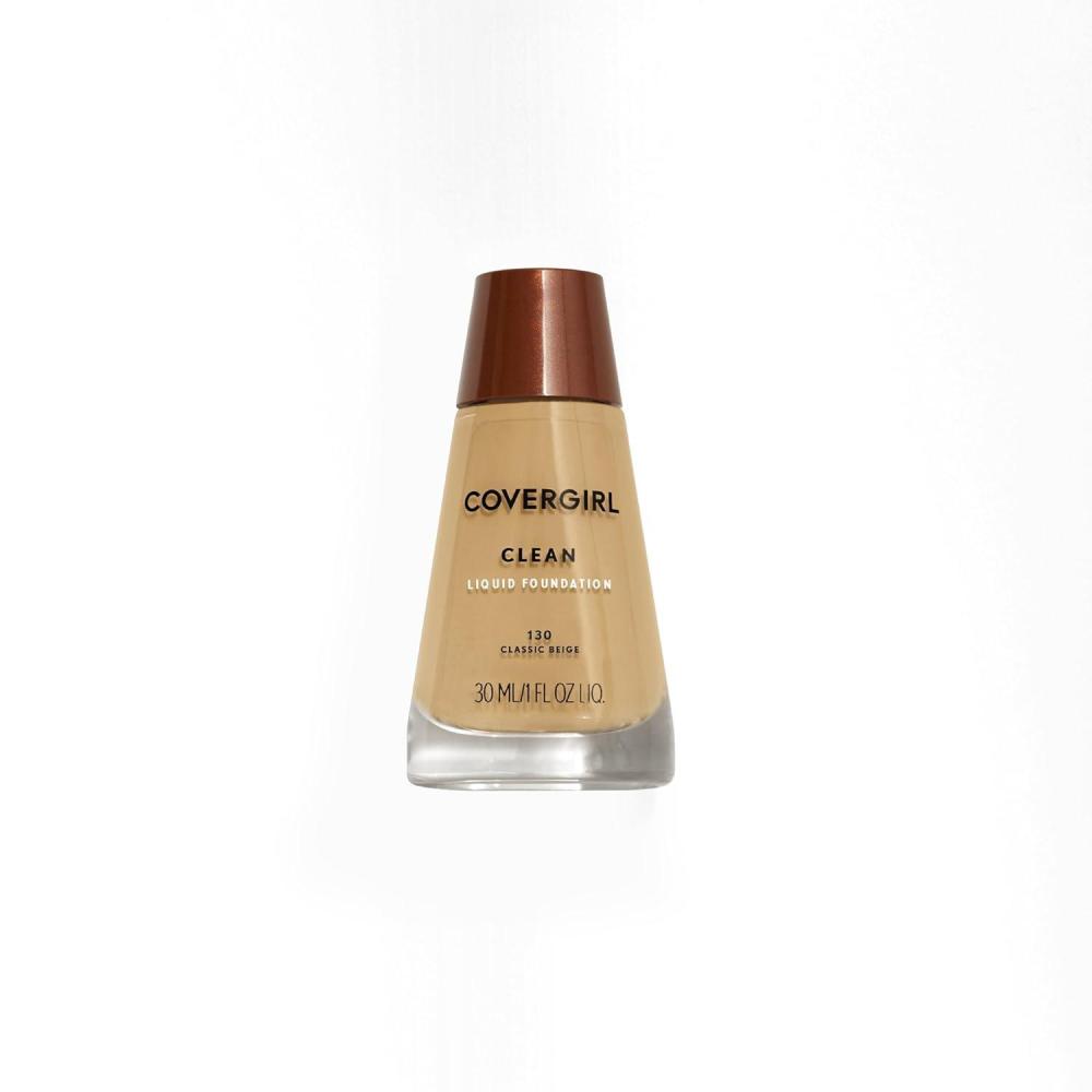 imageCOVERGIRL Clean Normal Skin Foundation Packaging May Vary 125 BUFF BEIGE 1 Fl Oz Pack of 1130 CLASSIC BEIGE