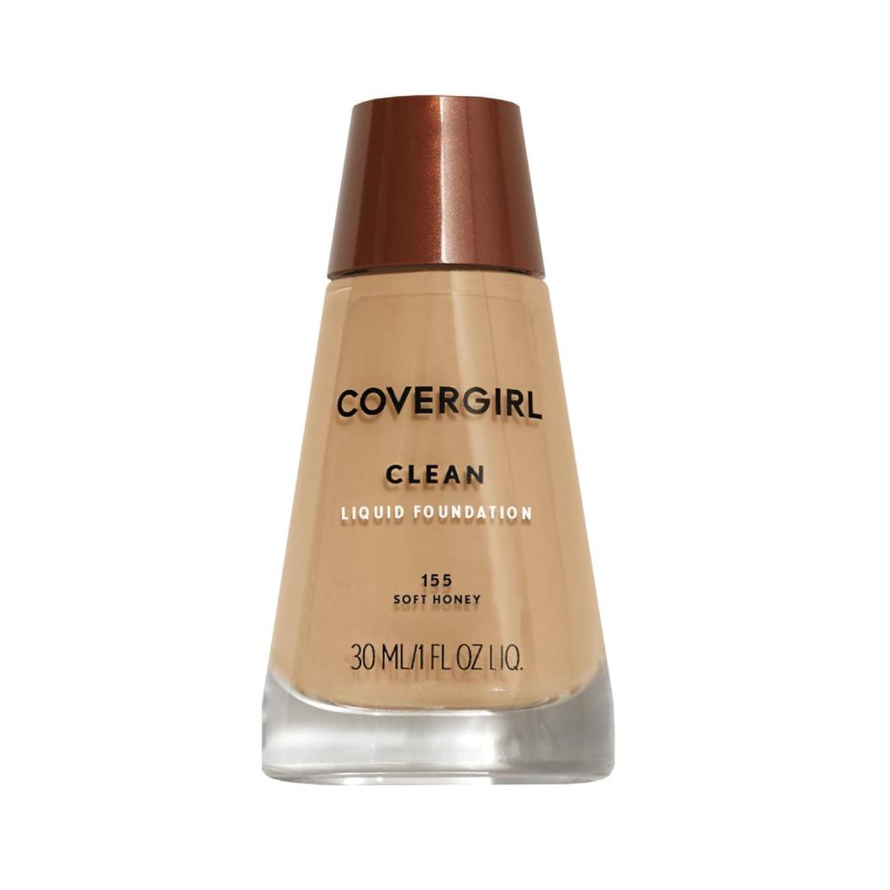 imageCOVERGIRL Clean Normal Skin Foundation Packaging May Vary 125 BUFF BEIGE 1 Fl Oz Pack of 1155 SOFT HONEY
