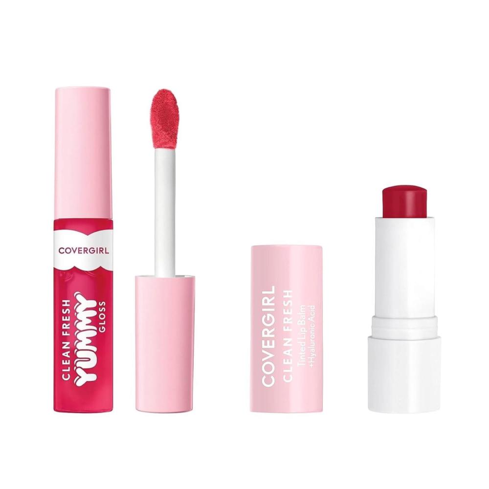 imageCovergirl Clean Fresh Yummy Gloss Youre Just Jelly amp Clean Fresh Tinted Lip Balm I Cherryish You Bundle