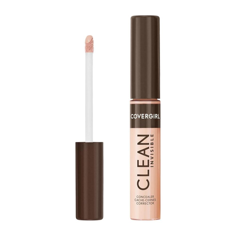 imageCovergirl Clean Invisible Concealer Lightweight Hydrating Vegan Formula Light Beige 107 023oz