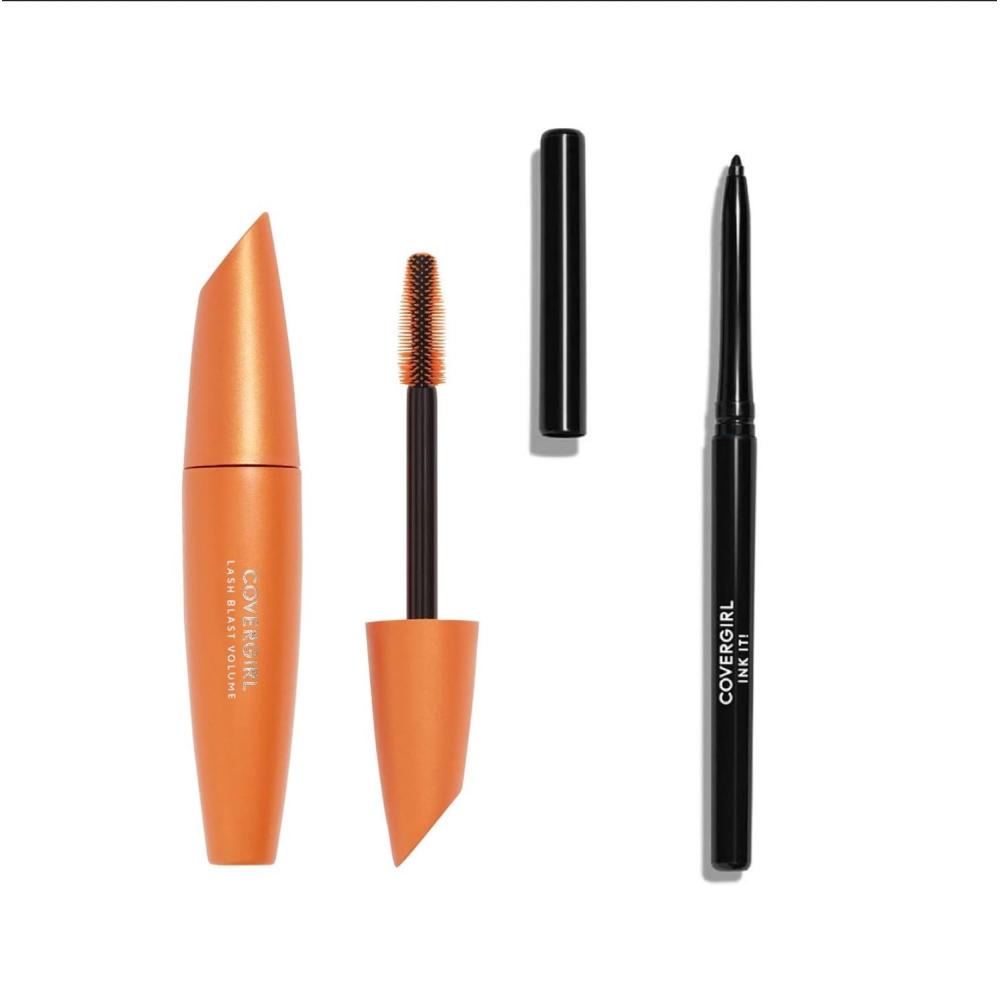 imageCovergirl Lash Blast Volume Mascara amp Ink It By Perfect Point Plus Long Lasting Waterproof Eyeliner Black Bundle