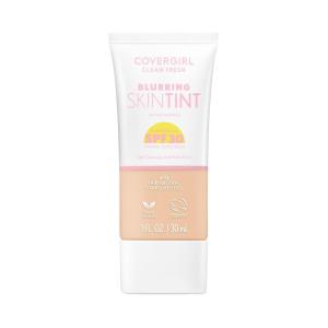 COVERGIRL Clean Fresh Blurring Skin Tint with SPF 30, 415 Light Neutral, Liquid Foundation, Soft Matte Finish, Smooths, Brightens, Blurs Pores, Mineral Sunscreen, Vegan Formula(SPF 410 Fair Neutral)