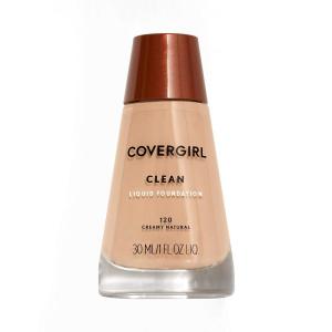 COVERGIRL Clean Normal Skin Foundation (Packaging May Vary) , 125 BUFF BEIGE, 1 Fl Oz (Pack of 1)(120 CREAMY NATURAL)