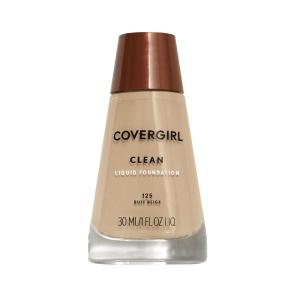 COVERGIRL Clean Normal Skin Foundation (Packaging May Vary) , 125 BUFF BEIGE, 1 Fl Oz (Pack of 1)(125 BUFF BEIGE)