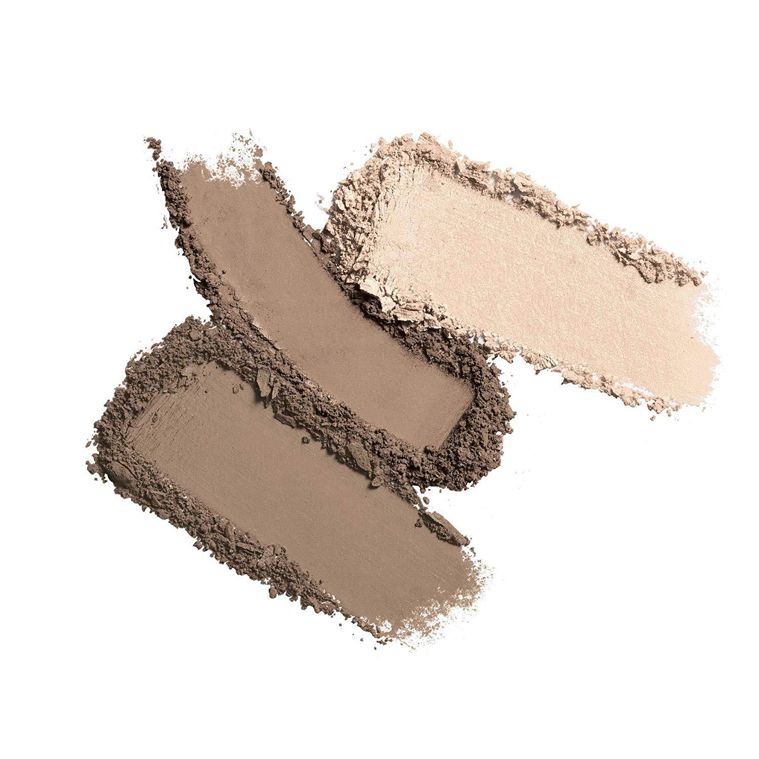 imageCOVERGIRL Easy Breezy Brow Powder Kit three shades brow definer professional doubleended angled brush effortless 100 CrueltyFree