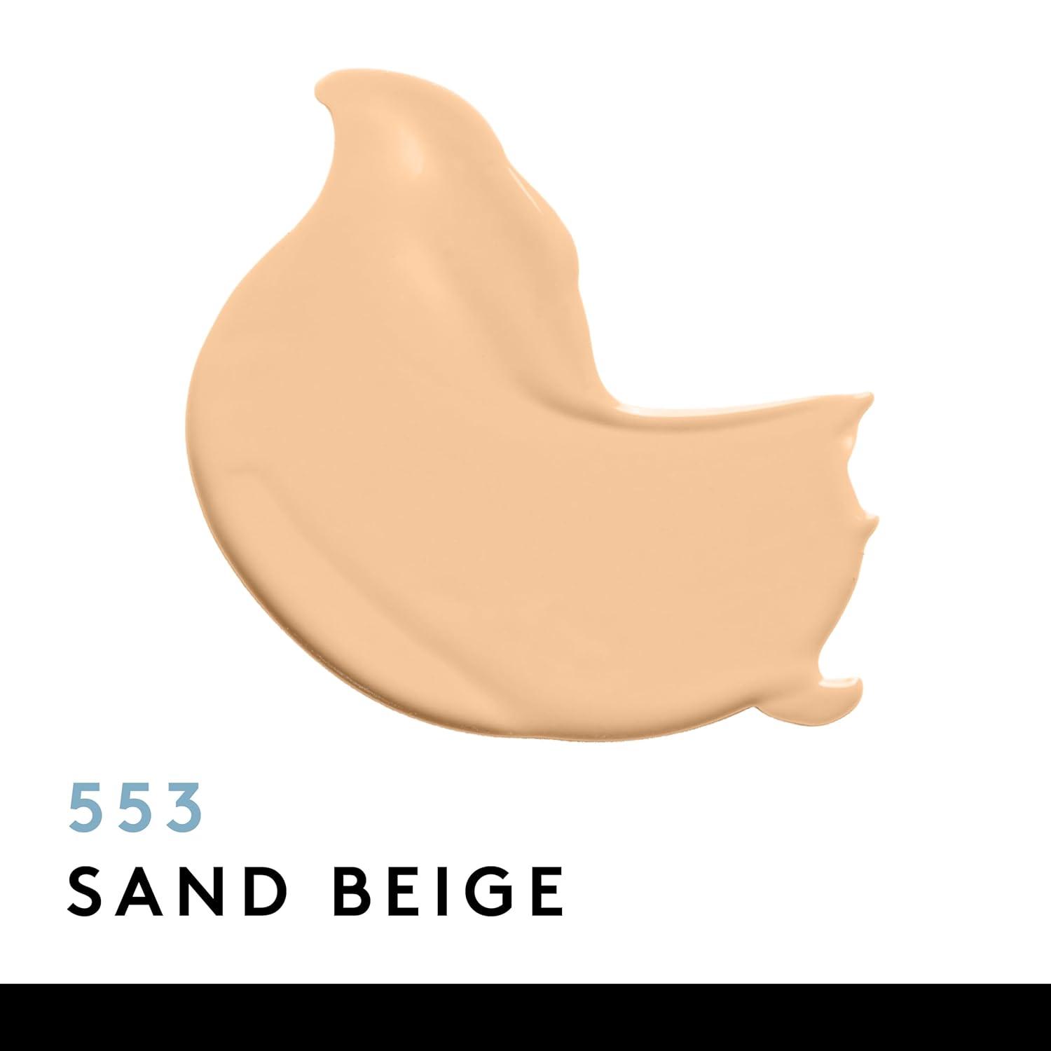 imageCOVERGIRL Clean Matte Liquid Foundation Deep Golden 570 Pack of 1Sand Beige 553