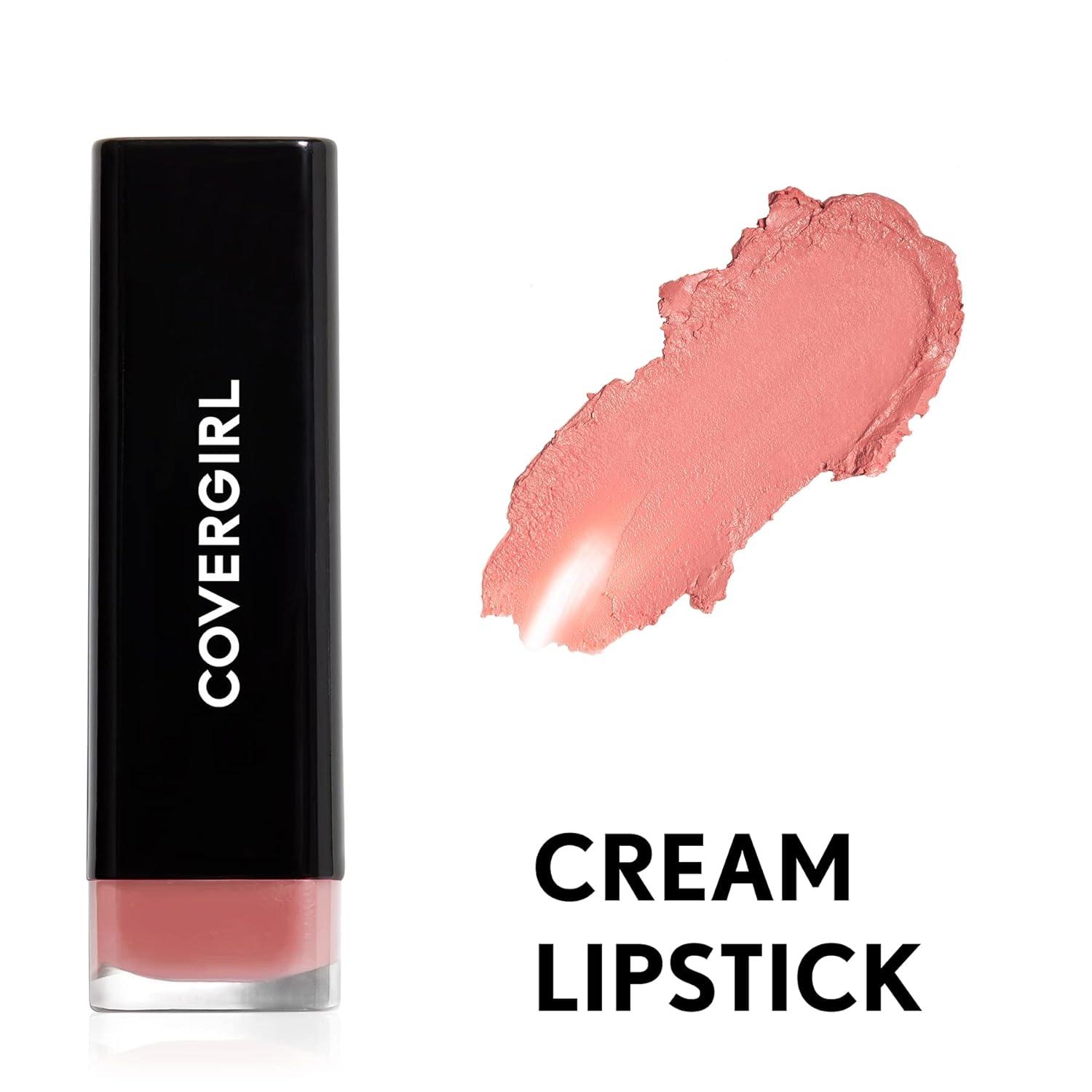 imageCOVERGIRL Exhibitionist Lipstick Cream Decadent Peach Lipstick Tube OZ 012 Oz