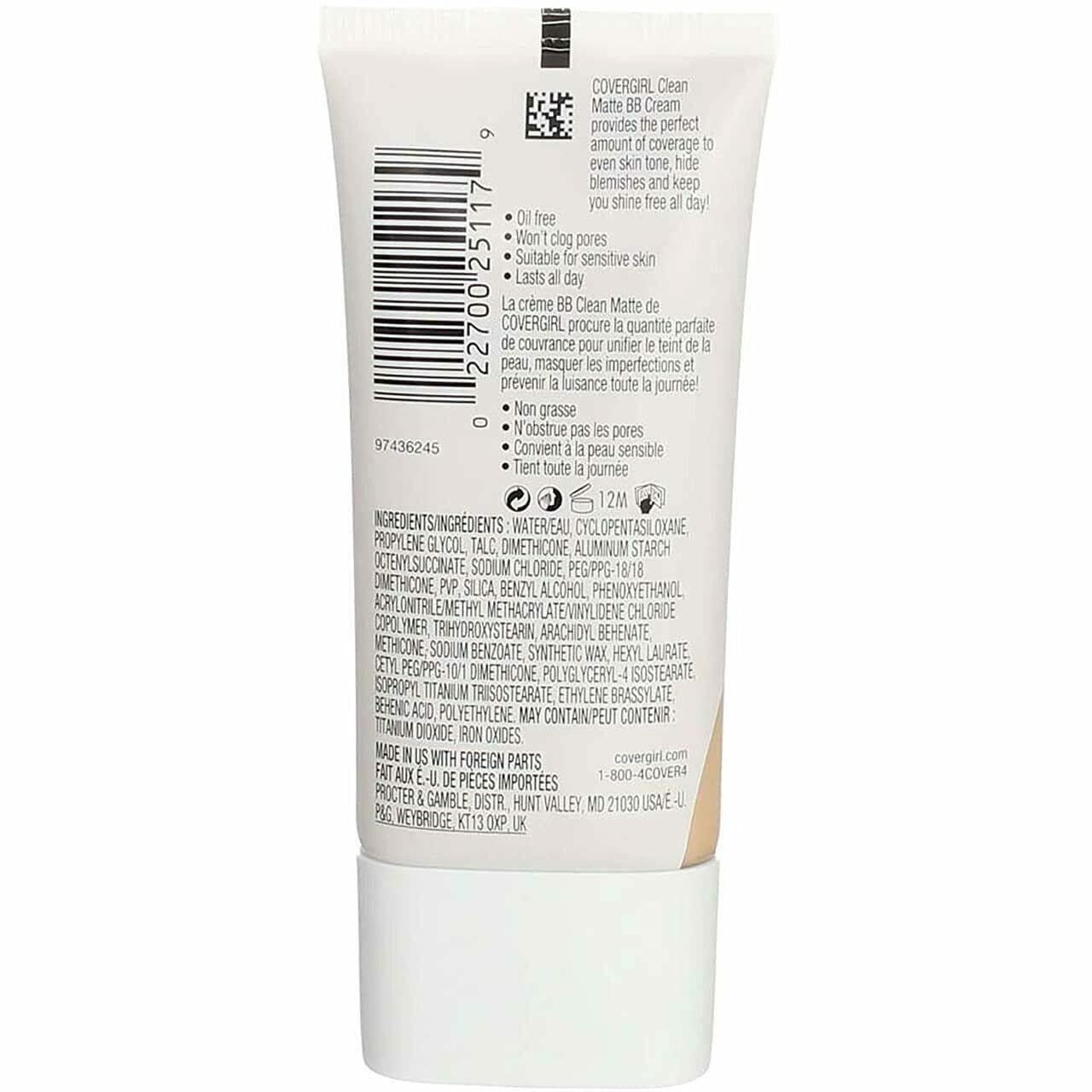 imageCOVERGIRL OilFree Matte Cream Foundation Fair 1 ozFair 510