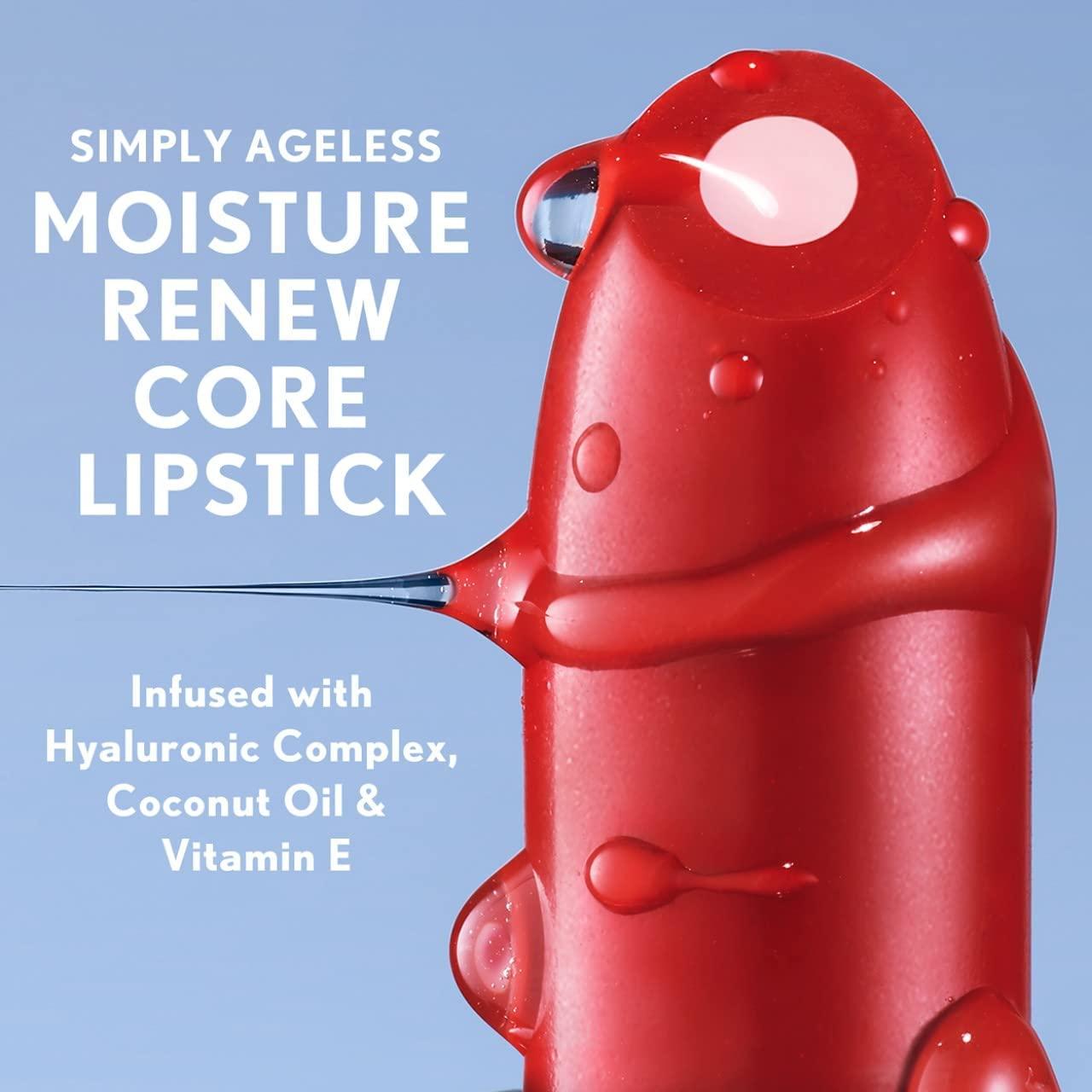 imageCOVERGIRL Simply Ageless Moisture Renew Core Lipstick Honest Berry Pack of 1Devoted Red