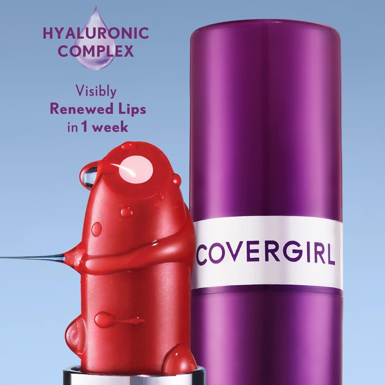 imageCOVERGIRL Simply Ageless Moisture Renew Core Lipstick Honest Berry Pack of 1Loving Rose