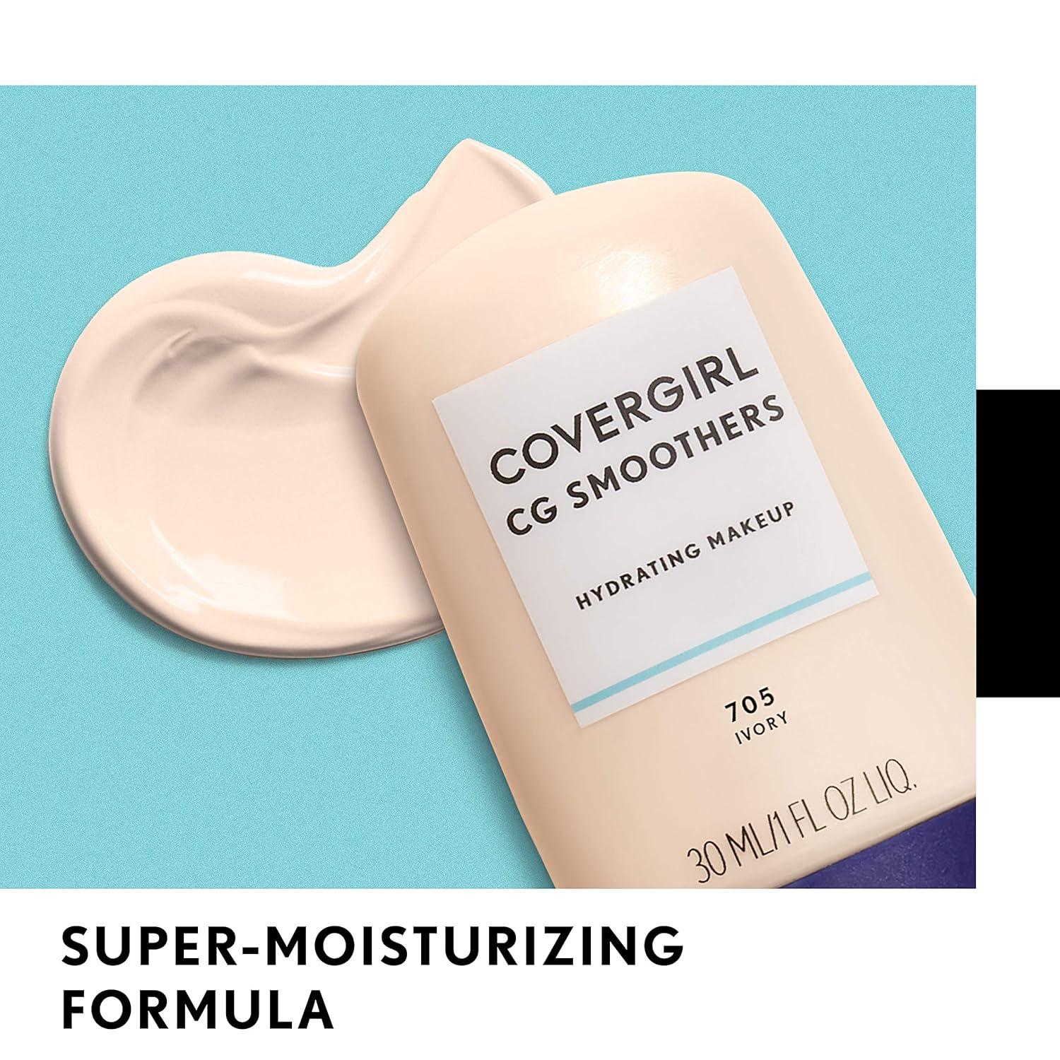 imageCOVERGIRL Smoothers Hydrating Makeup Foundation Creamy Natural packaging may vary 1 Fl Oz Pack of 1CLASSIC BEIGE