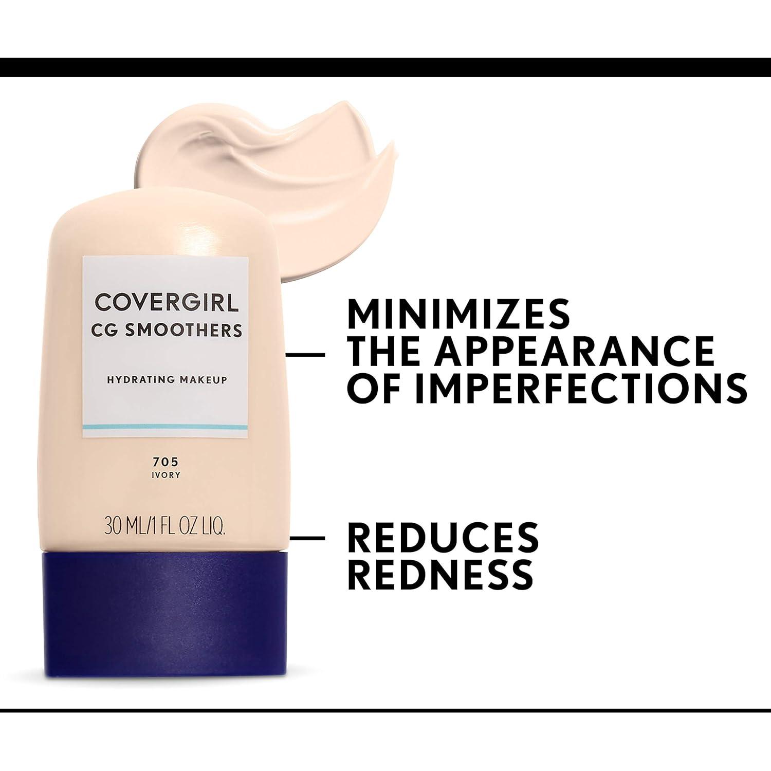 imageCOVERGIRL Smoothers Hydrating Makeup Foundation Creamy Natural packaging may vary 1 Fl Oz Pack of 1CLASSIC BEIGE