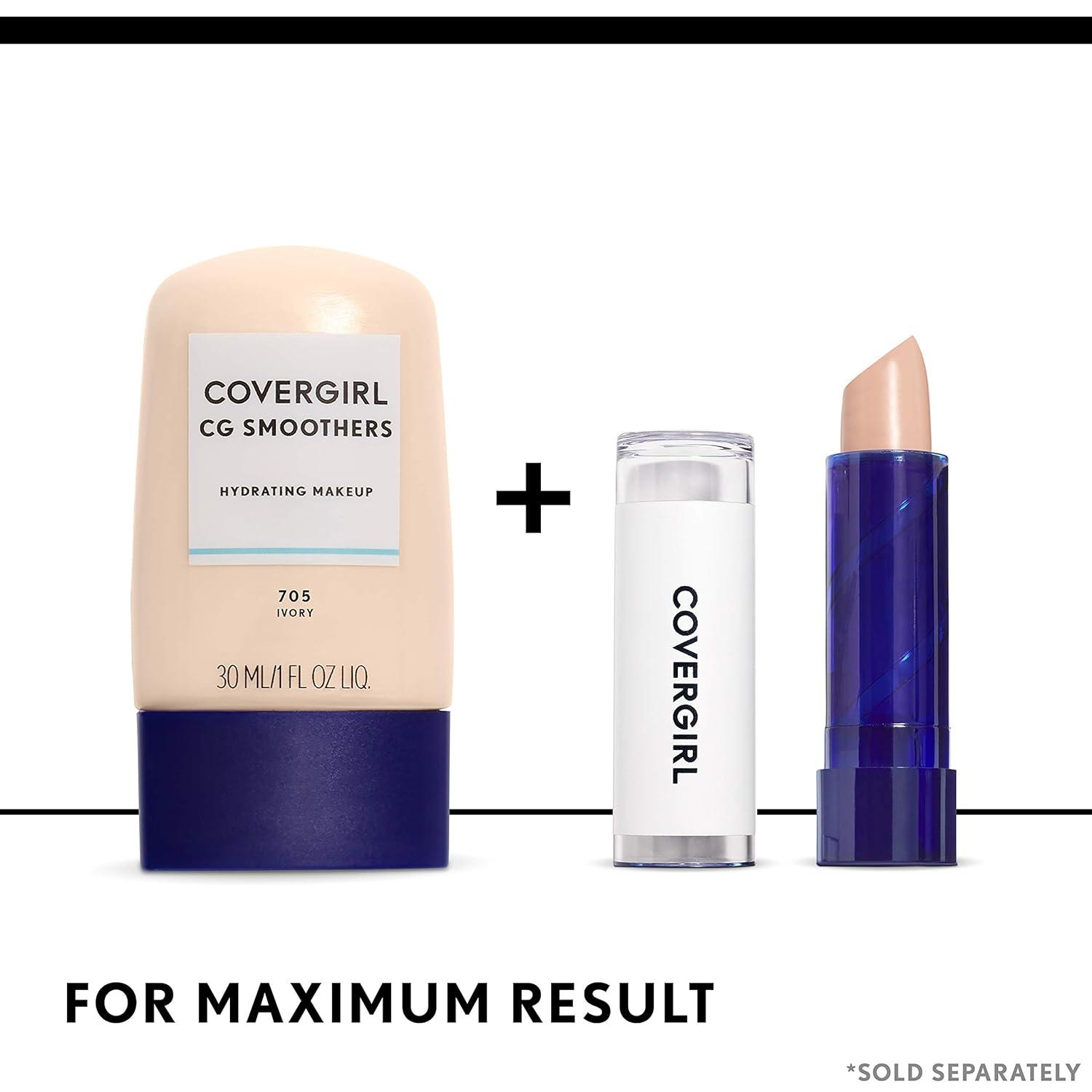 imageCOVERGIRL Smoothers Hydrating Makeup Foundation Creamy Natural packaging may vary 1 Fl Oz Pack of 1CLASSIC BEIGE