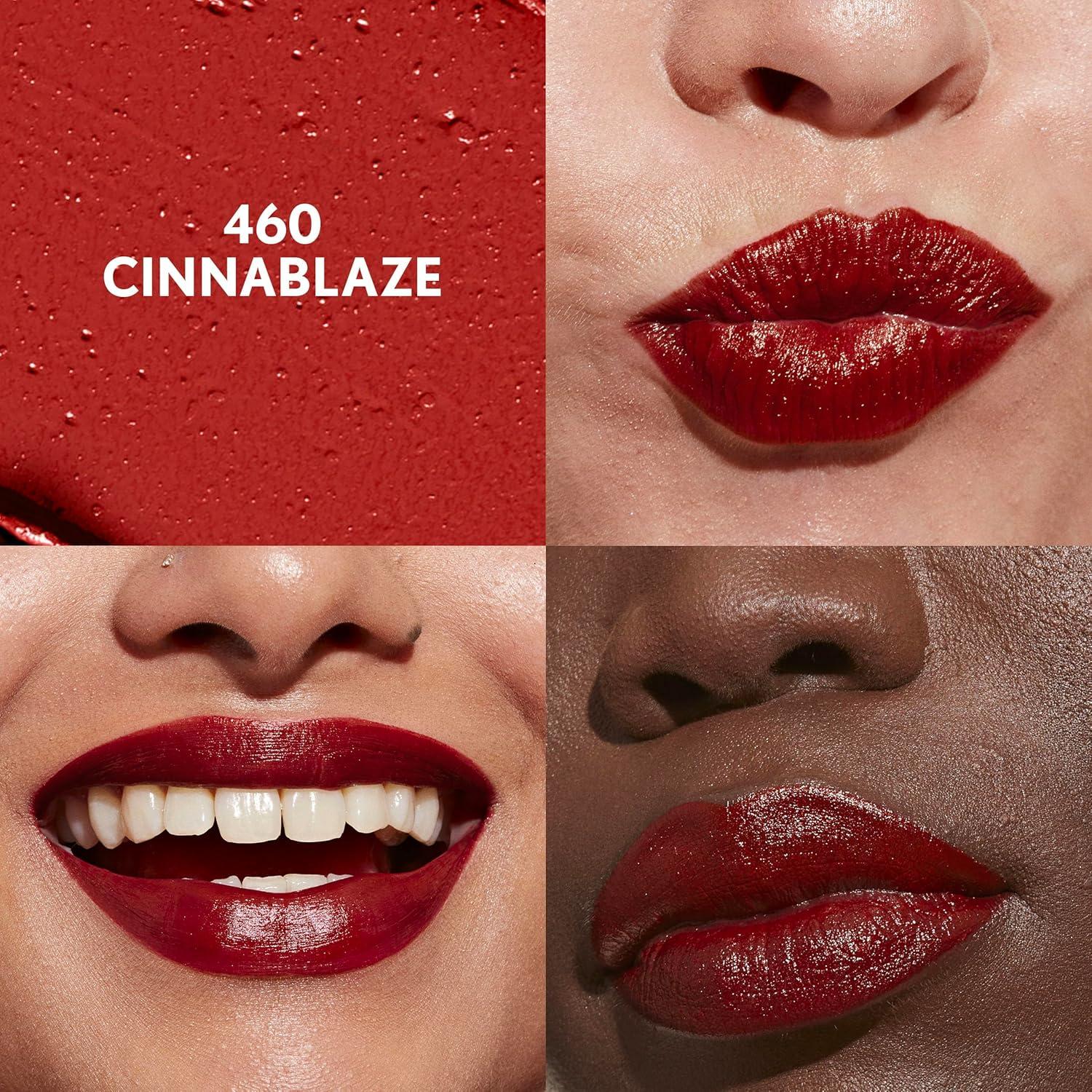 imageCoverGirl Clean Lip Color Snow Blanket Satin Finish Squalane Avocado amp Aloe CarmineFree NonDrying 012ozCinnablaze