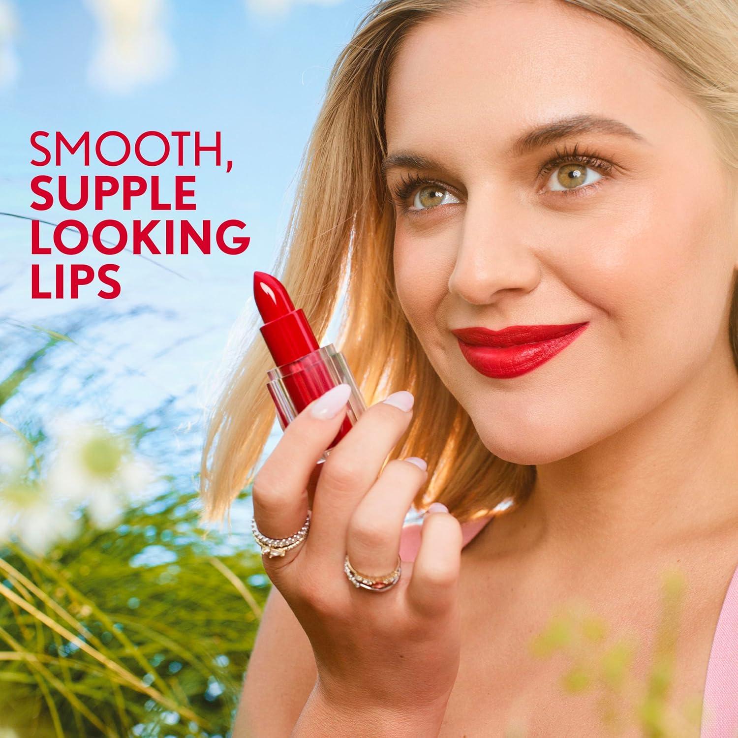 imageCoverGirl Clean Lip Color Snow Blanket Satin Finish Squalane Avocado amp Aloe CarmineFree NonDrying 012ozRiver Plum