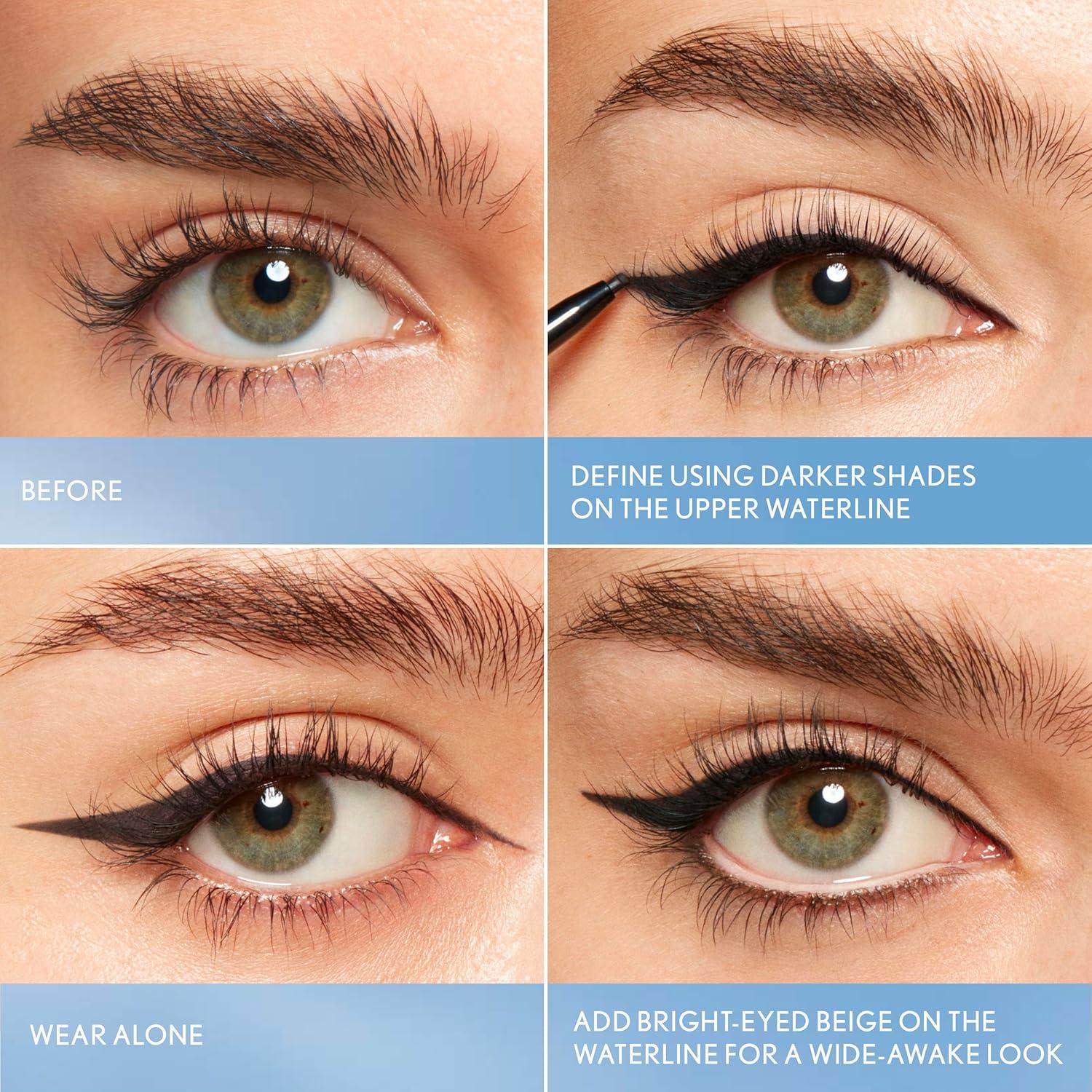 imageCoverGirl Perfect Point Plus Lashline Bold Black Micro Eye Pencil UltraPrecise 15 Millimeter Tip Creamy Gel Formula Clean amp Vegan TalcFree Waterproof 0002oz200 Bold Black