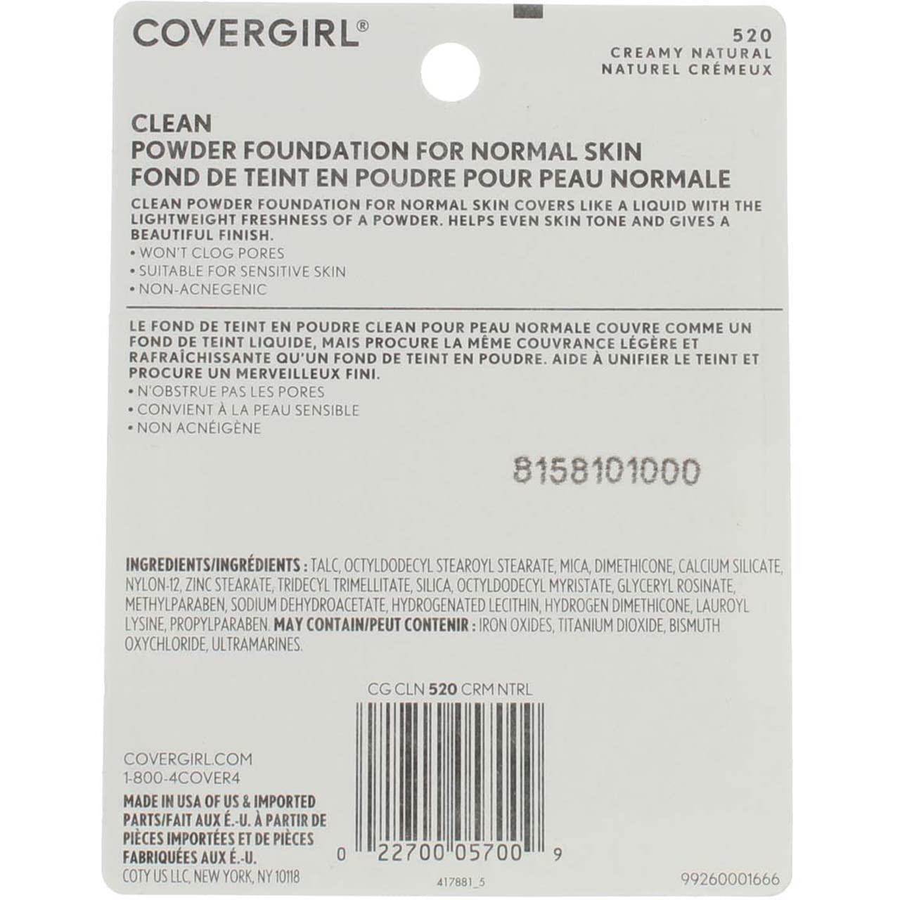 imageCoverGirl Simply Powder Foundation Creamy Natural 520 041 oz Pack of 2
