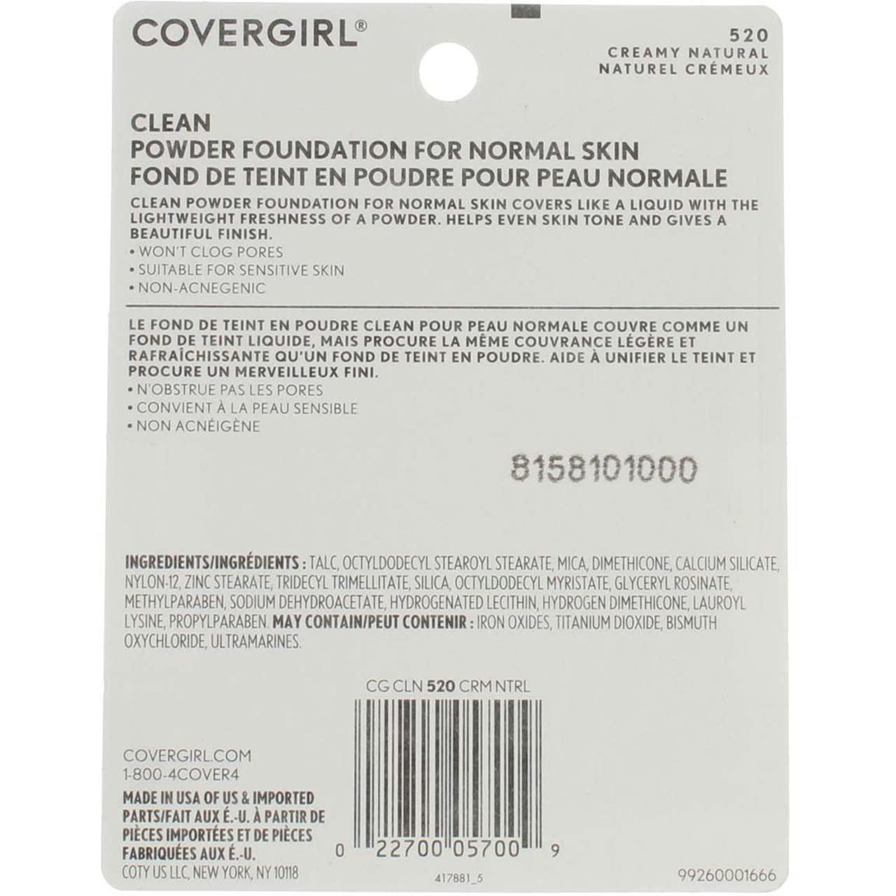 imageCoverGirl Simply Powder Foundation Creamy Natural 520 041 oz Pack of 2