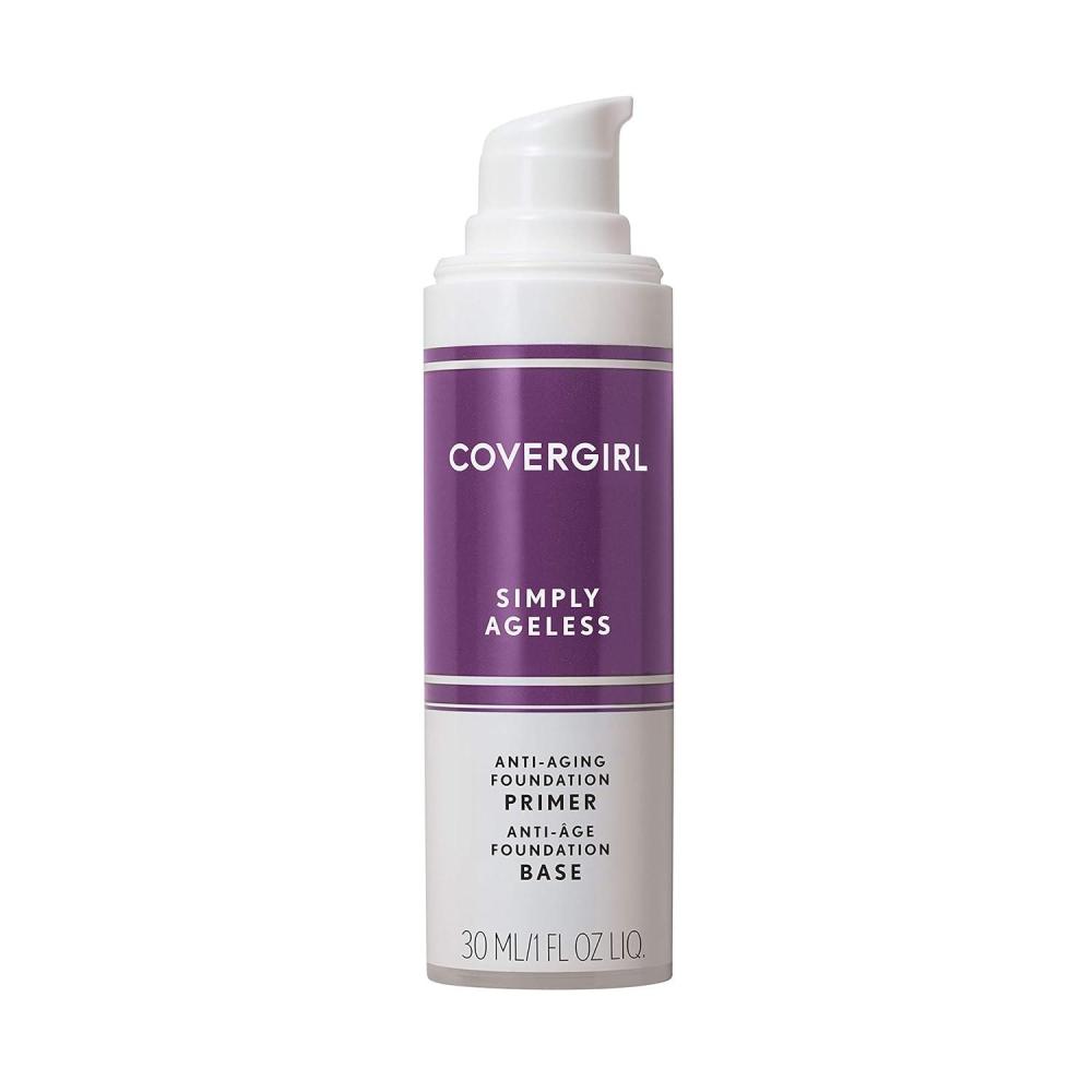 imageCOVERGIRL Simply Ageless Oil Free Serum Primer for an AgeDefying Never Pore Clogging Start to Your Makeup Routine 1 ounce 1 Count packaging may vary