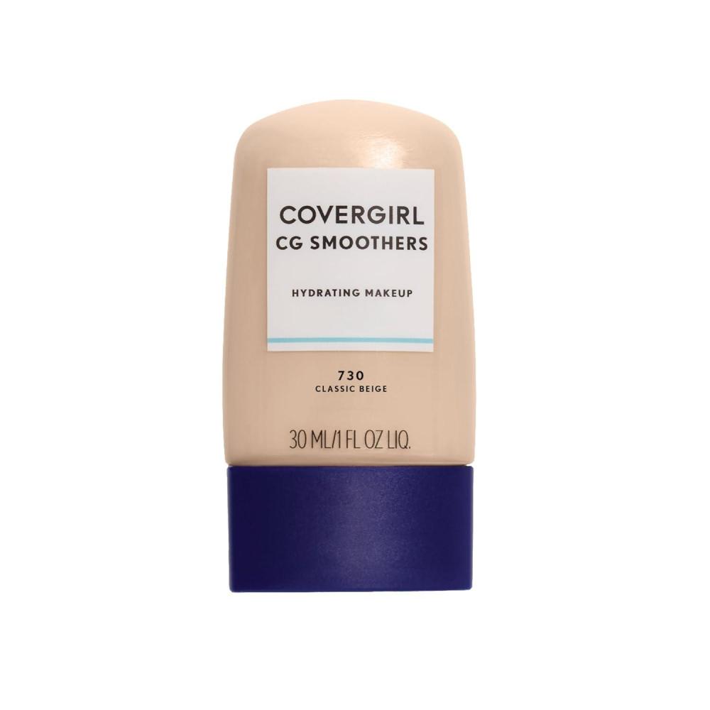 imageCOVERGIRL Smoothers Hydrating Makeup Foundation Creamy Natural packaging may vary 1 Fl Oz Pack of 1CLASSIC BEIGE