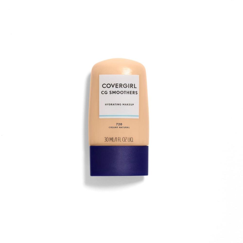 imageCOVERGIRL Smoothers Hydrating Makeup Foundation Creamy Natural packaging may vary 1 Fl Oz Pack of 1CREAMY NATURAL