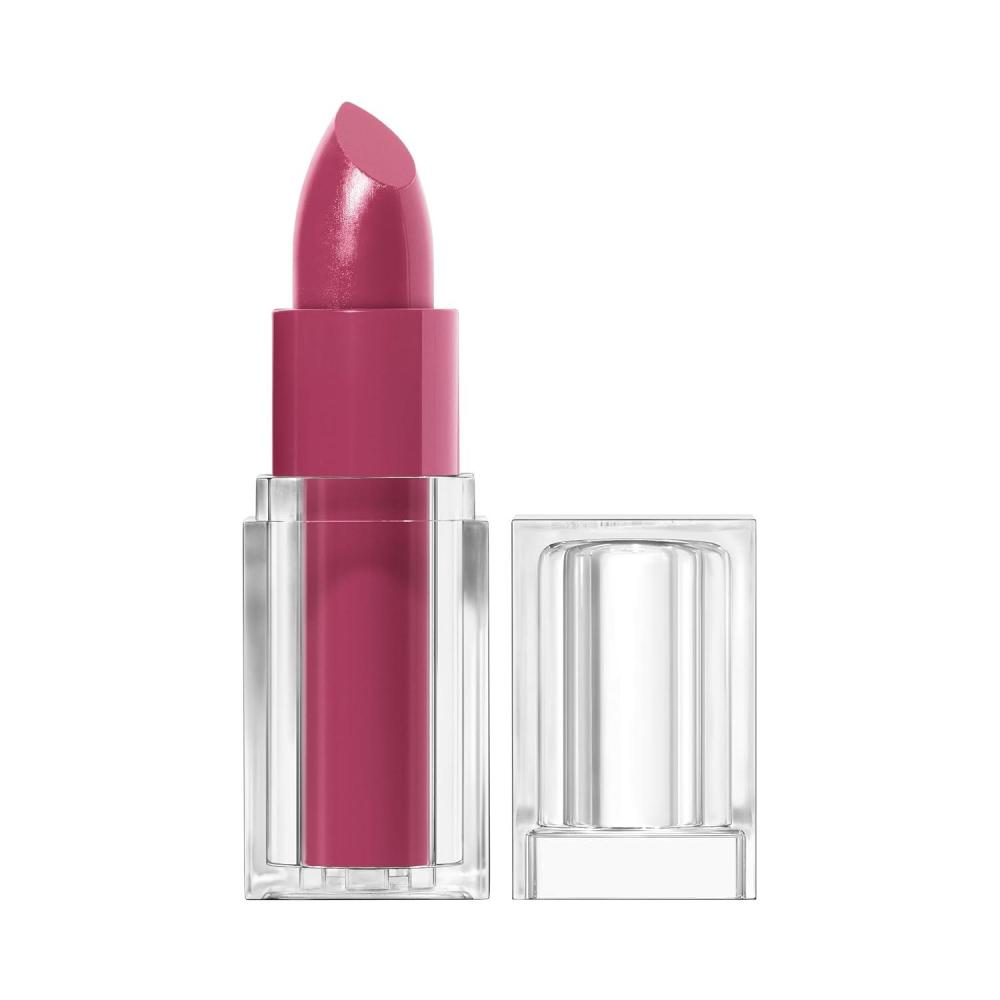 imageCoverGirl Clean Lip Color Snow Blanket Satin Finish Squalane Avocado amp Aloe CarmineFree NonDrying 012ozPlum Isle