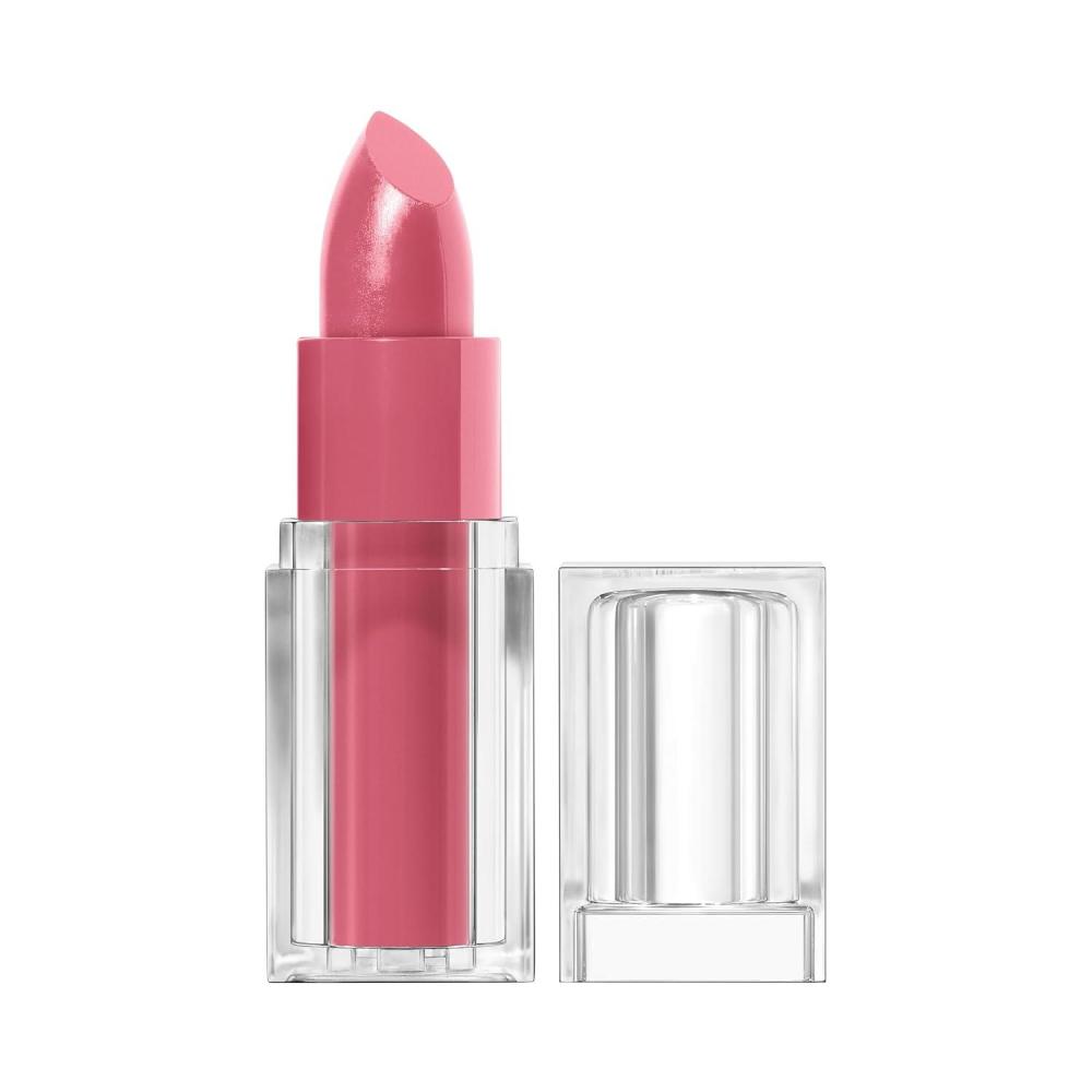 imageCoverGirl Clean Lip Color Snow Blanket Satin Finish Squalane Avocado amp Aloe CarmineFree NonDrying 012ozSunny Days