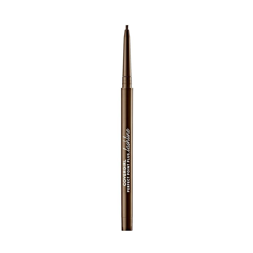 imageCoverGirl Perfect Point Plus Lashline Bold Black Micro Eye Pencil UltraPrecise 15 Millimeter Tip Creamy Gel Formula Clean amp Vegan TalcFree Waterproof 0002oz210 Breezy Brown
